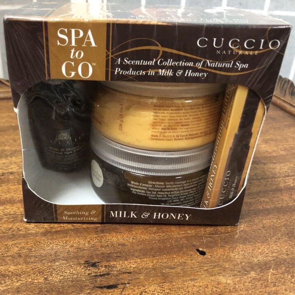 CUCCI, Unisex, Spa to go, Spa Set, milk and honey. Natural.!